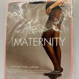 Calzedonia Tights Maternity 30 Denier Black Size Medium